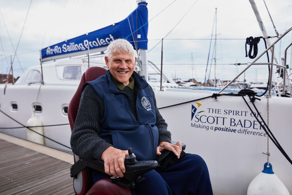 Mike Wood MBE, Founder of the Disabled Sailors Association
